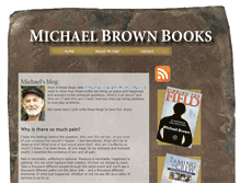 Tablet Screenshot of michaelbrownbooks.com